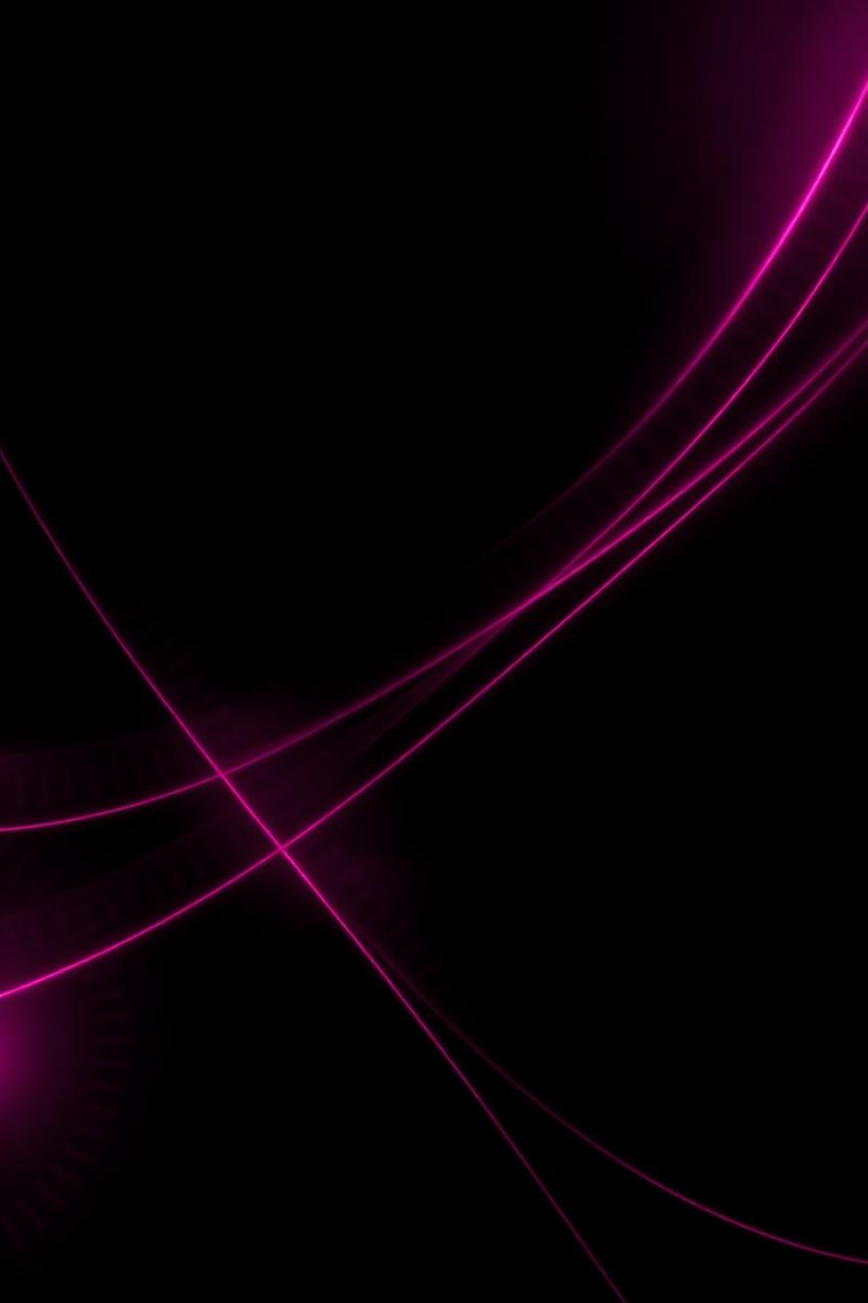 Placeholder key art: magenta light streaks